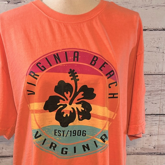 Virginia Beach T-Shirt 100% Cotton-XL - Picture 2 of 3